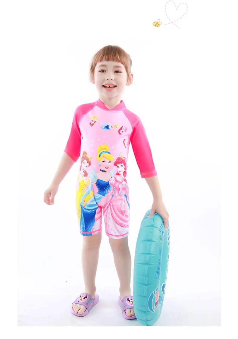 Swimsuit  Children's  Girl's One-Piece Swimming Suit 2-8 Years Old  Children's Clothing  Girl Princess