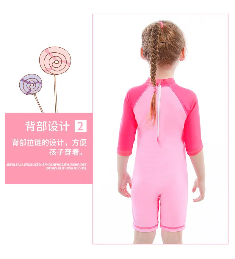 Swimsuit  Children's  Girl's One-Piece Swimming Suit 2-8 Years Old  Children's Clothing  Girl Princess