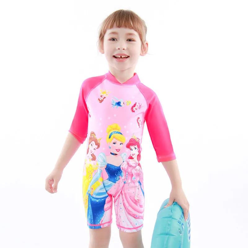 Swimsuit  Children's  Girl's One-Piece Swimming Suit 2-8 Years Old  Children's Clothing  Girl Princess