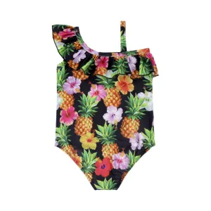 Swimsuit European  Infant Single-Shoulder Suspender for girls