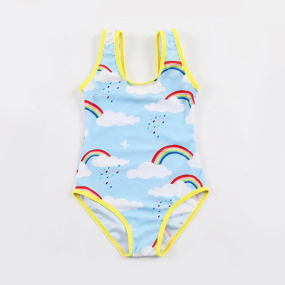 Swimsuit European One-Piece Girls' Triangle Suit