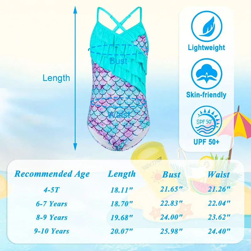 Swimsuit Girl's One-Piece Swimming Summer Swimwear