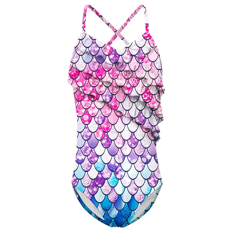 Swimsuit Girl's One-Piece Swimming Summer Swimwear