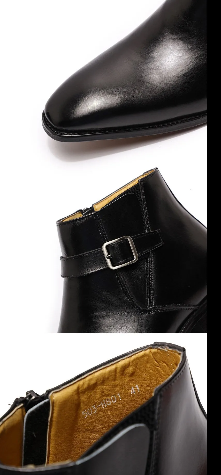 TEEK - Zip Buckle Boots