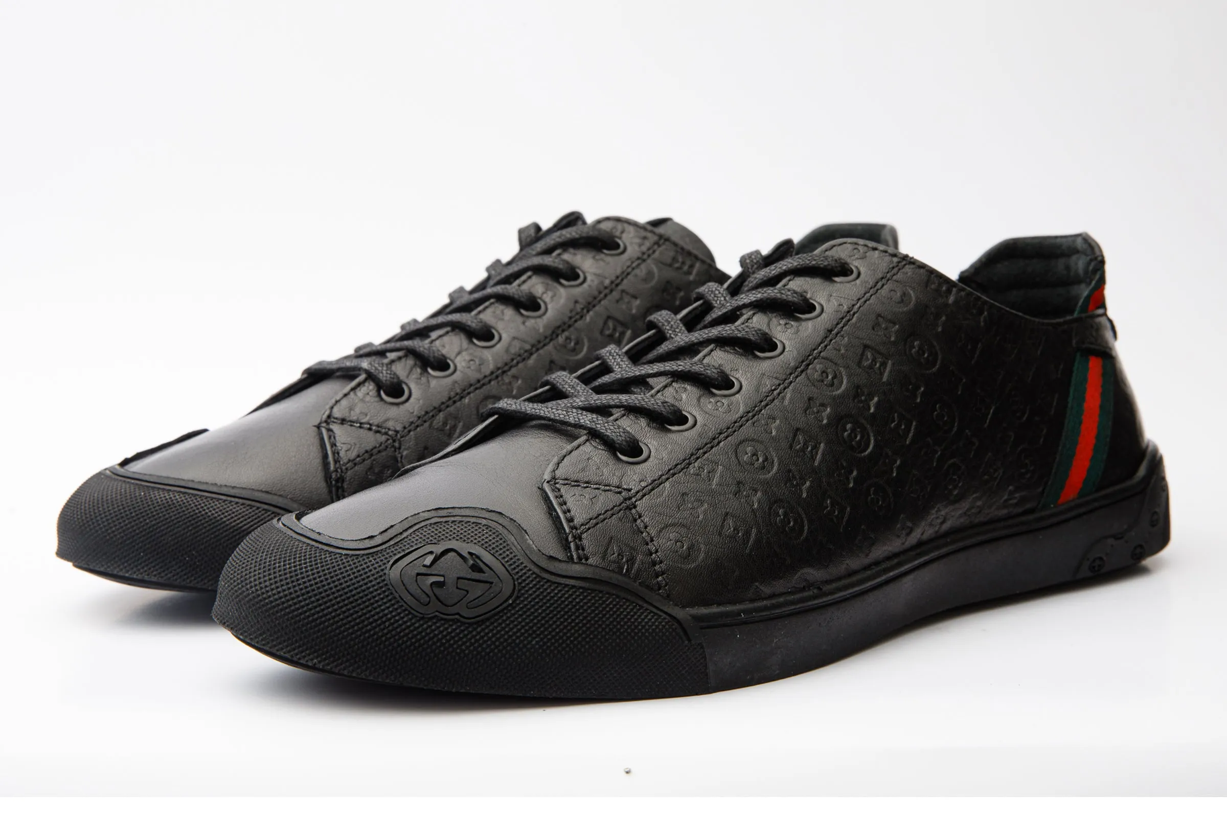 The Getto Black Leather Men Sneaker Final Sale!