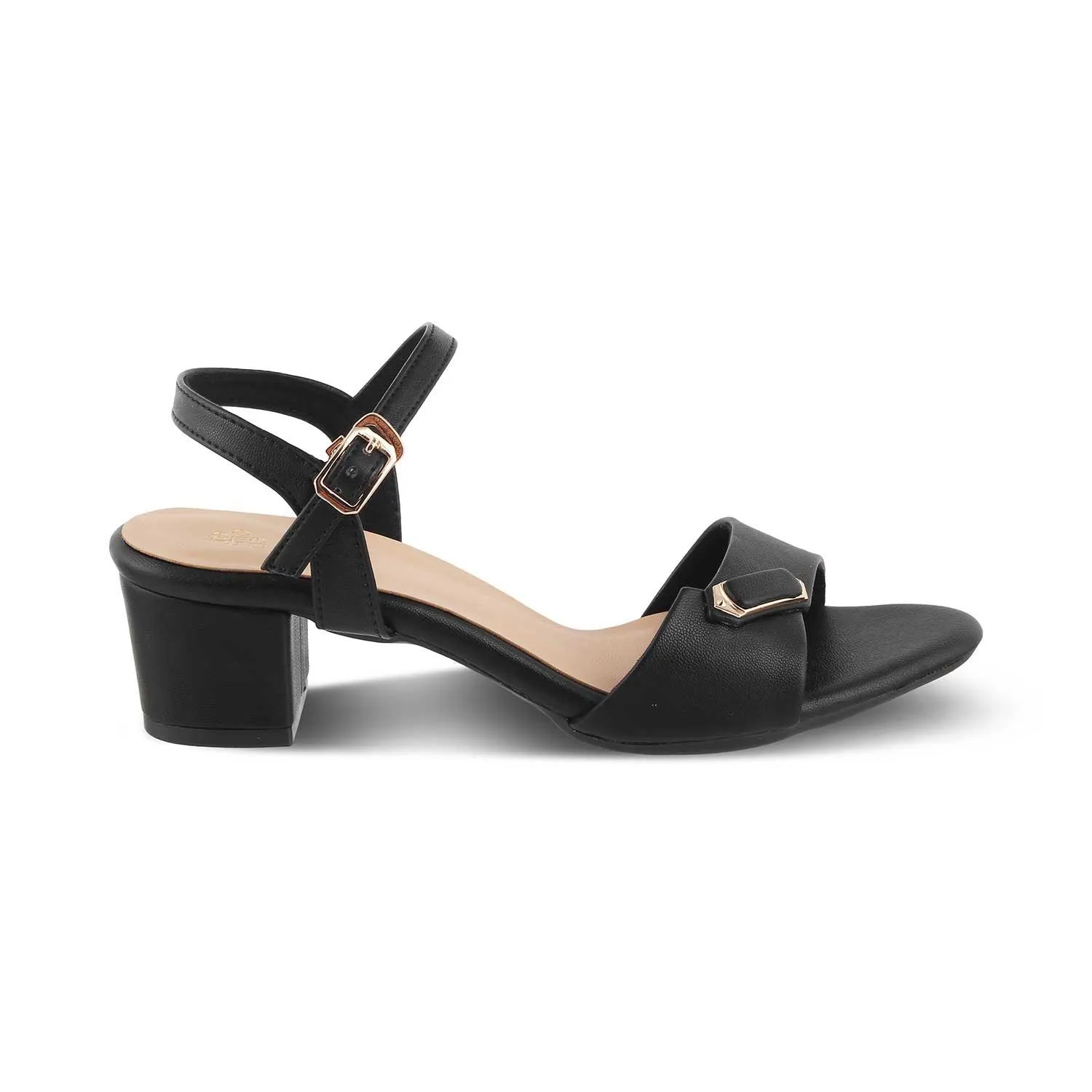 The Maui Black Women's Dress Block Heel Sandals Tresmode