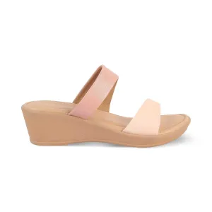 The Sios Pink Women's Casual Wedge Sandals Tresmode