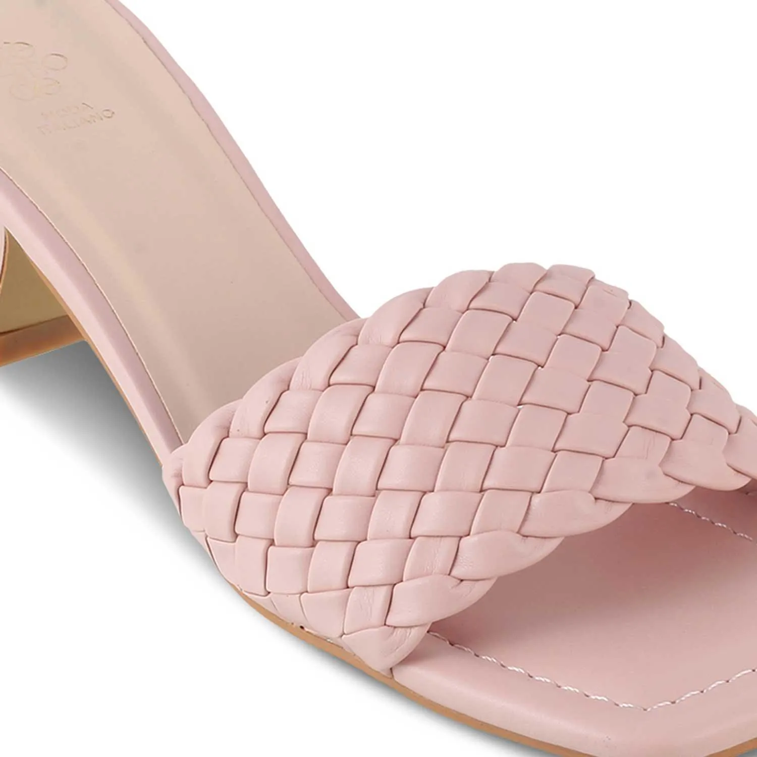 The Toscana Pink Women's Dress Heel Sandals Tresmode