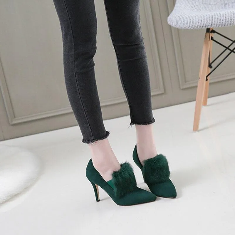 Trendy Faux High Heel Boots for Women