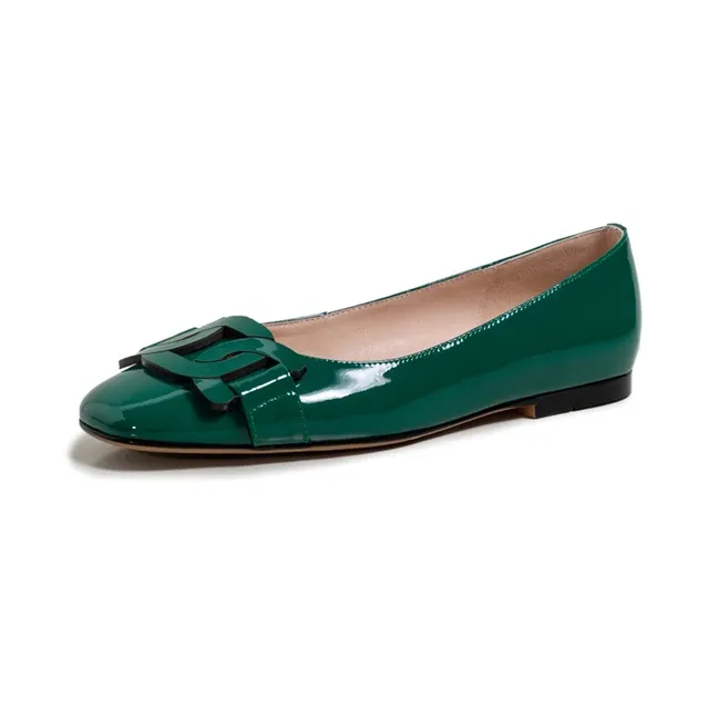 USS Shoes Eliana Women's Patent Leather Flat Shoes