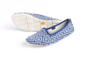 Vibram One Quarter Ladies Shoes Slip On Canvas Minimalist Footwear - Greek