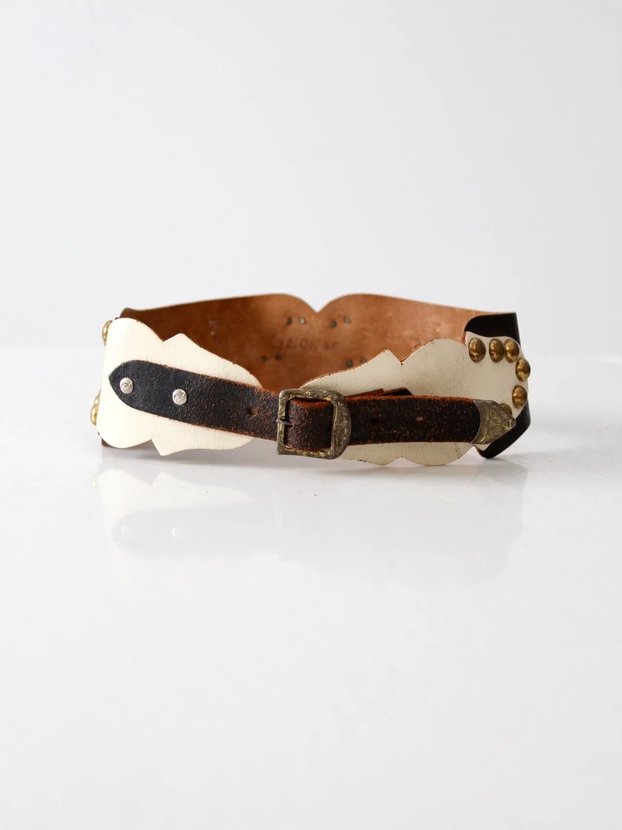 vintage children's leather belt