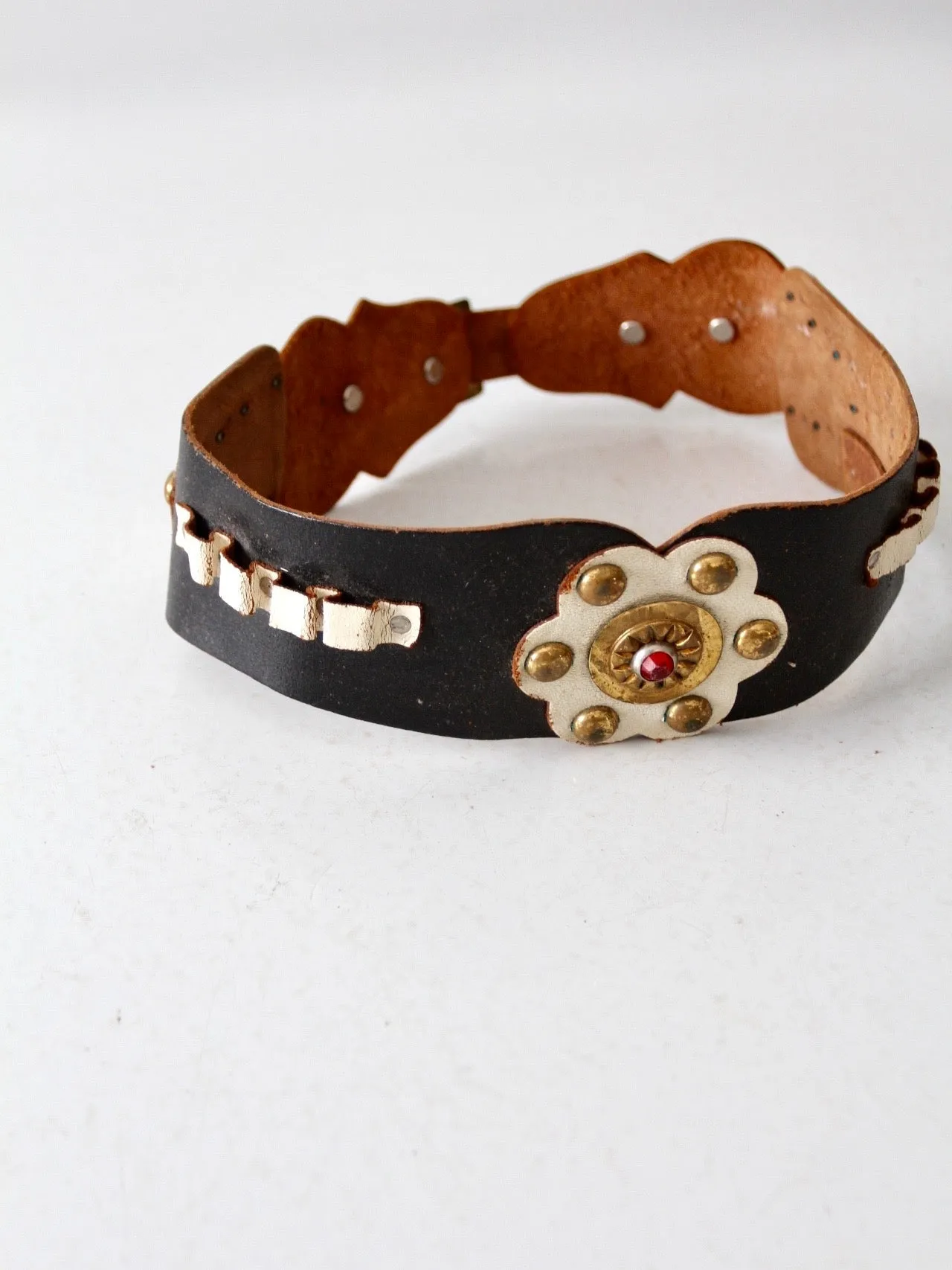 vintage children's leather belt