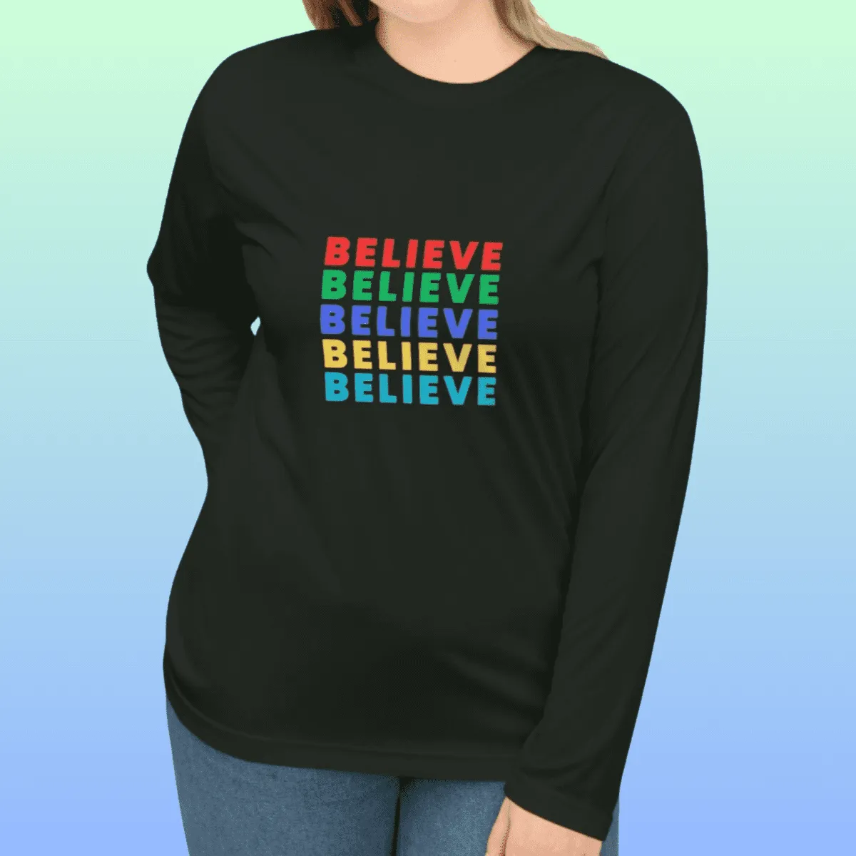 Women's Believe Performance Long Sleeve Shirt