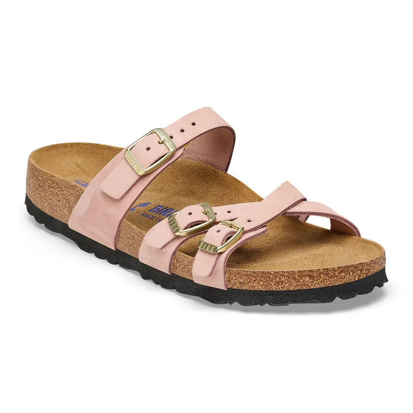 Women's Birkenstock Franca Soft Footbed 1027655B Color: Soft Pink