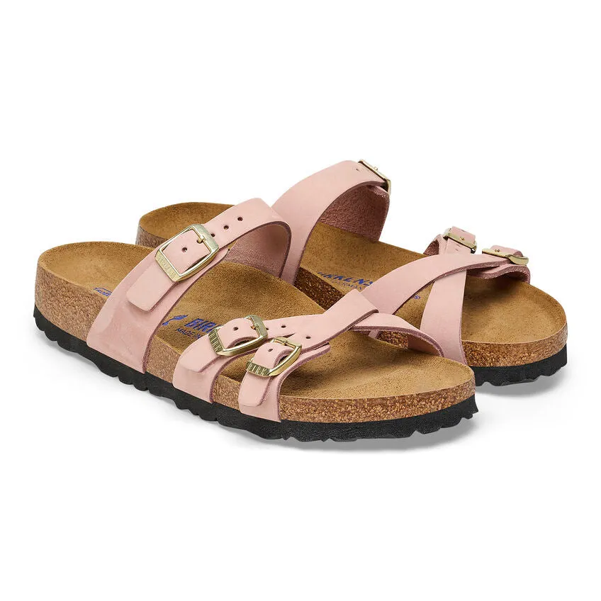 Women's Birkenstock Franca Soft Footbed 1027655B Color: Soft Pink