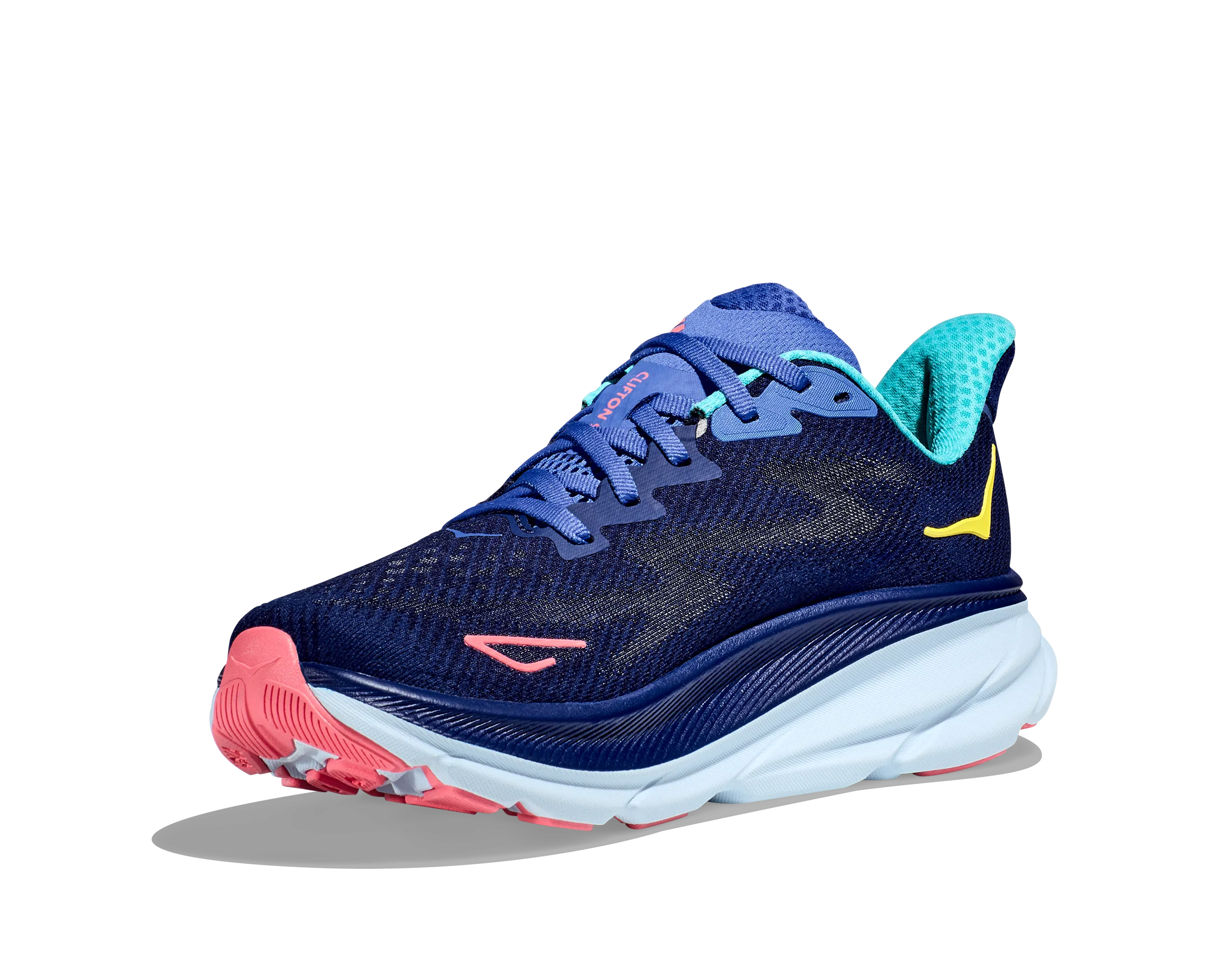 Women's Hoka Clifton 9 Color: Bellwether Blue/Ceramic