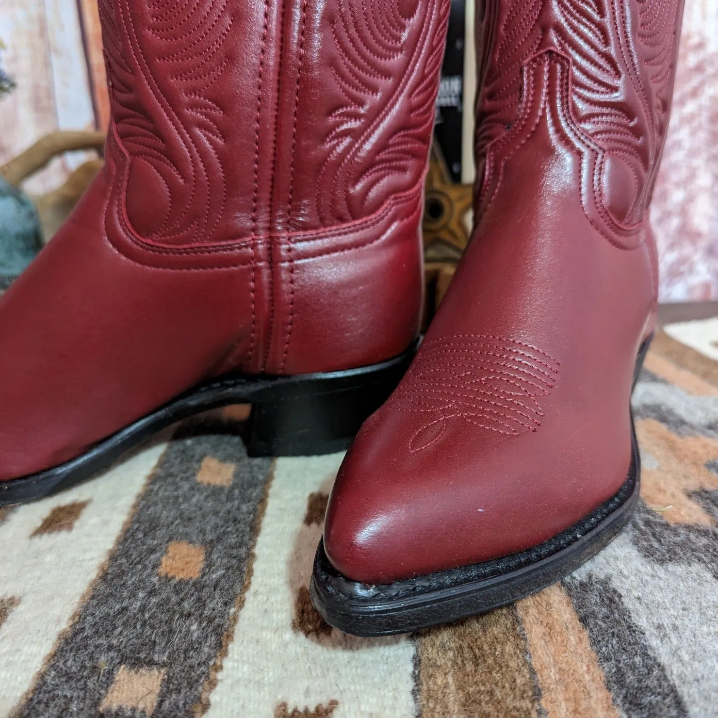 Women's Leather Boots "Red Dress" by Abilene Boots 9052-M