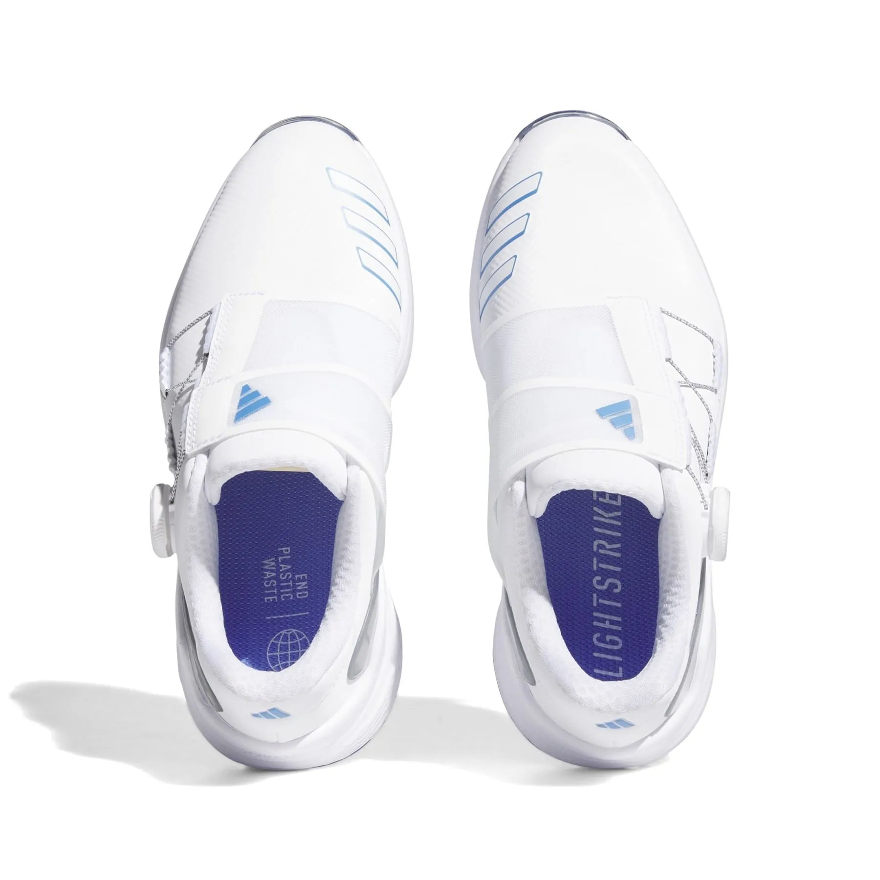 Womens ZG23 BOA Golf Shoes White/Blue Fusion Met./Silver Met. - AW23