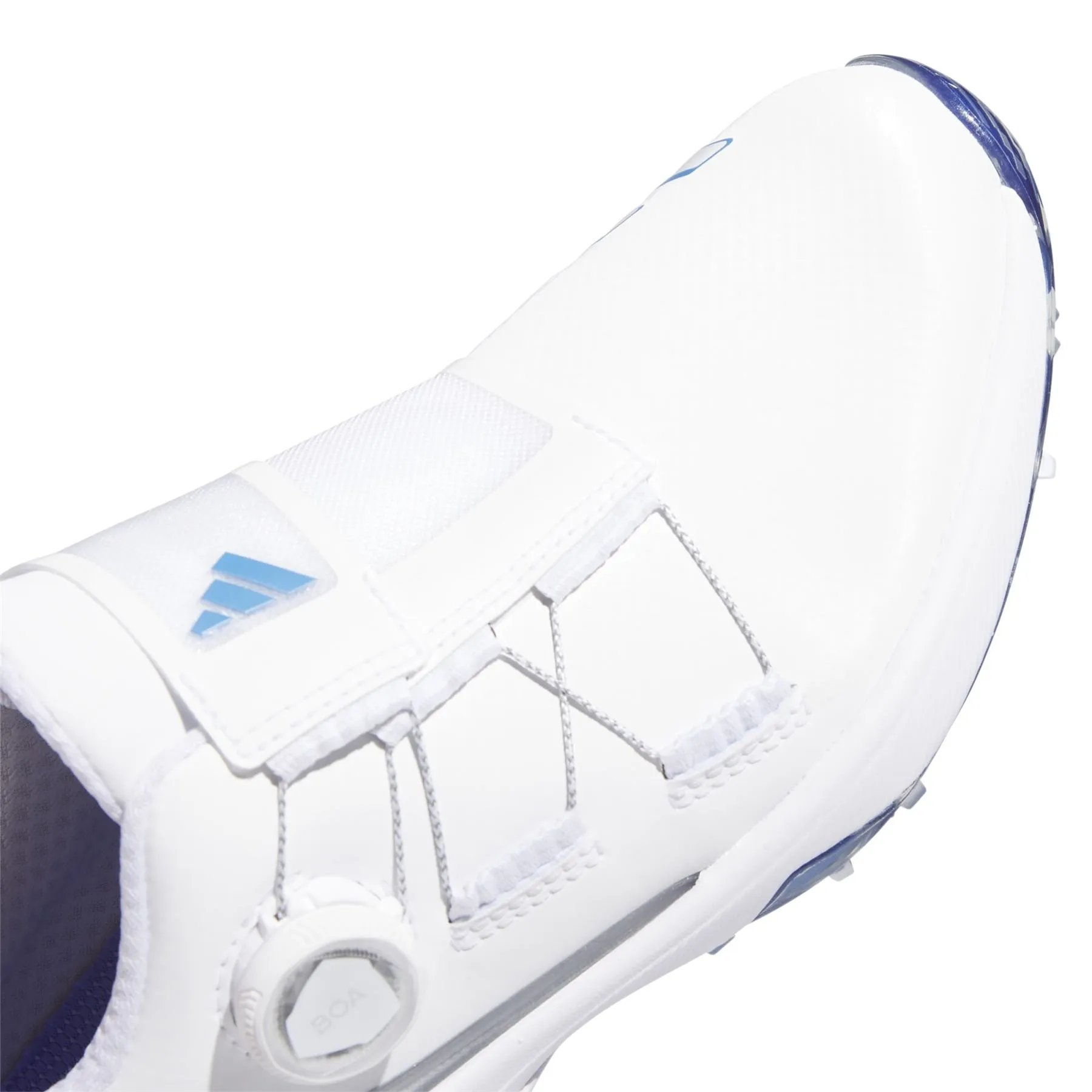 Womens ZG23 BOA Golf Shoes White/Blue Fusion Met./Silver Met. - AW23